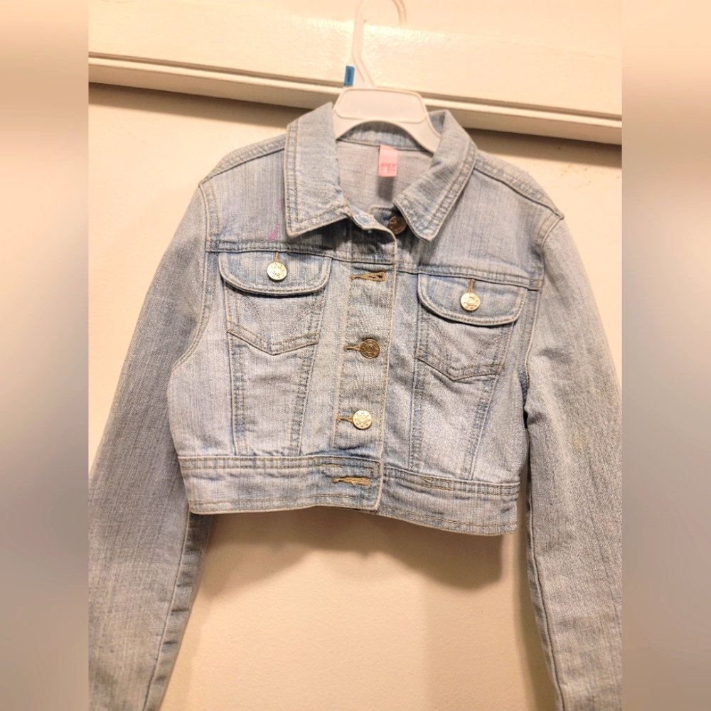 Girls S Light denim jacket